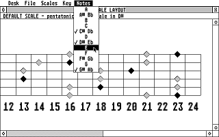 Guitar Reference (The) atari screenshot